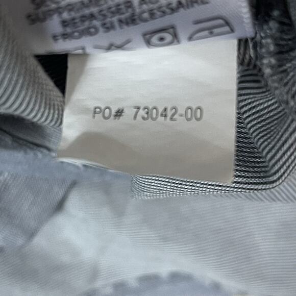 Travis Mathew Polo Shirt Mens XXL Gray Striped Golf Short Sleeve Performance - Picture 8 of 10